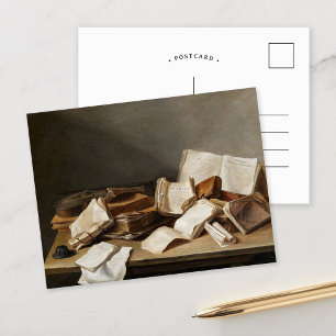 Stillleben mit Büchern   Jan Davidsz de Heem Postkarte