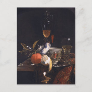 Stillleben mit chinesischem Sugar Jar Postkarte