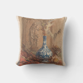 Stillleben mit chinesischer Vase und getrockneter  Kissen