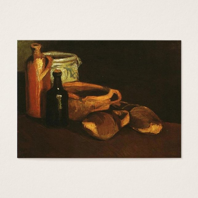 Stillleben mit Clogs und Pots, Vincent van Gogh (Vorderseite)
