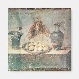 Stillleben mit Eiern und Drosseln Magnet