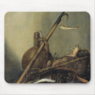 Stillleben mit einem Krug und Krebstieren Mousepad