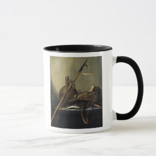 Stillleben mit einem Krug und Krebstieren Tasse