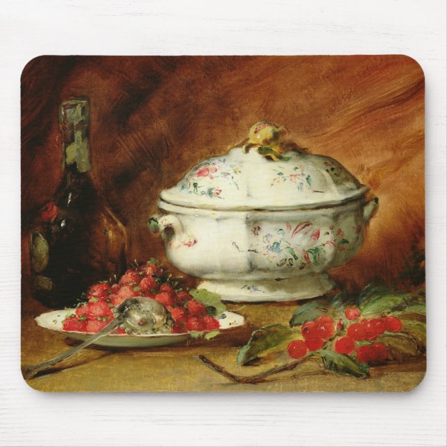Stillleben mit einem SuppeTureen Mousepad (Vorne)