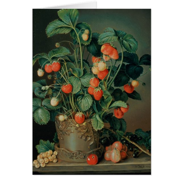 Stillleben mit Erdbeeren (Vorne)