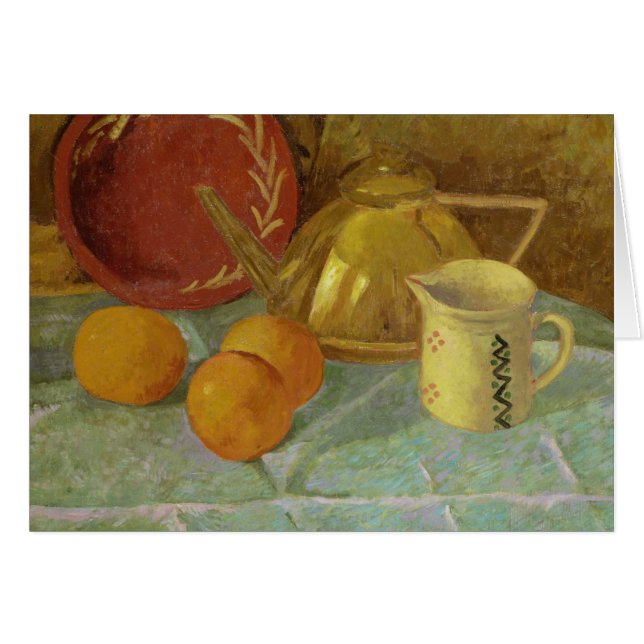 Stillleben mit Frucht u. Krug oder (Vorderseite (Horizontal))