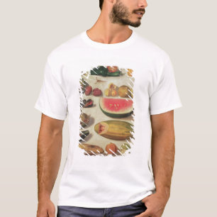 Stillleben mit Frucht und Kröte T-Shirt
