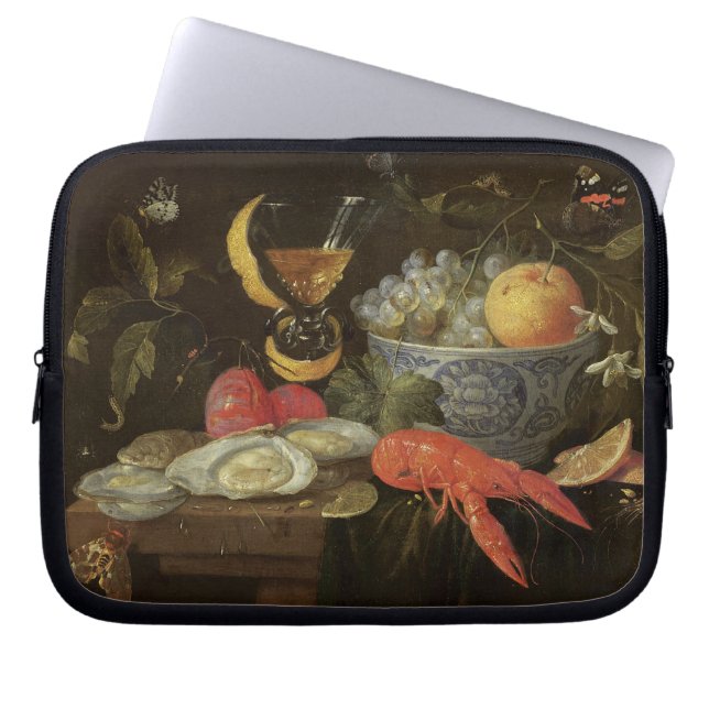Stillleben mit Frucht und Schalentieren, 1653 (Öl Laptopschutzhülle (Vorderseite)