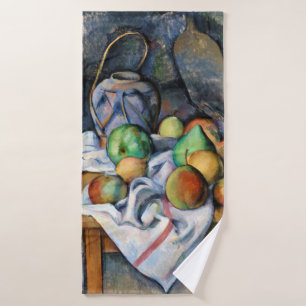 Stillleben mit Früchten, Paul Cezanne Badehandtuch