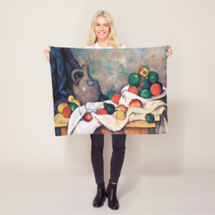 Stillleben mit Früchten, Paul Cezanne Fleecedecke