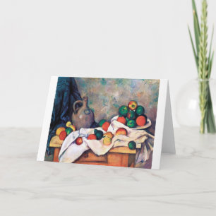 Stillleben mit Früchten, Paul Cezanne Karte