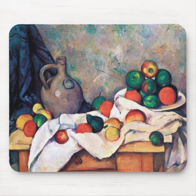 Stillleben mit Früchten, Paul Cezanne Mousepad (Vorne)