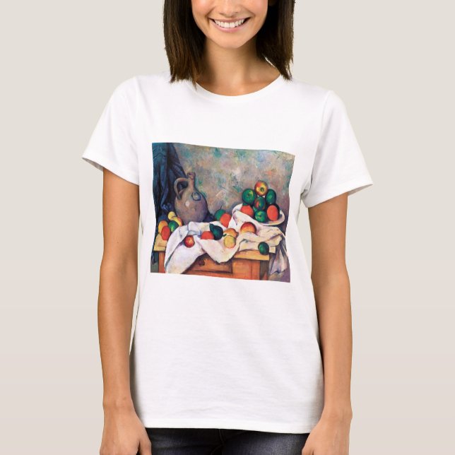 Stillleben mit Früchten, Paul Cezanne T-Shirt (Vorderseite)