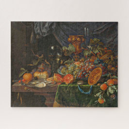 Stillleben mit Früchten und Austern Abraham Mignon