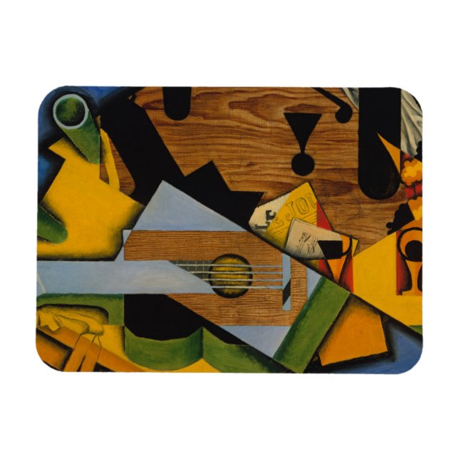 Stillleben mit Gitarre Magnet (Horizontal)