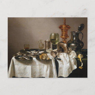 Stillleben mit Goldgoblet - Willem Claesz. Heda Postkarte