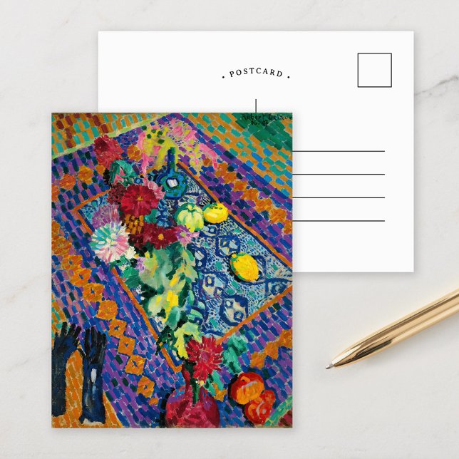 Stillleben mit Handschuhen | Robert Delaunay Postkarte (Von Creator hochgeladen)