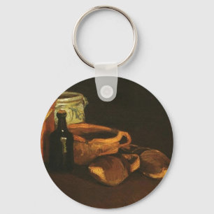 Stillleben mit Holzschuhen und Töpfen, Van Gogh Schlüsselanhänger