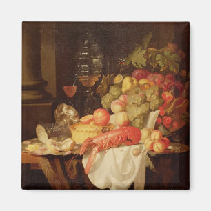 Stillleben mit Hummer Magnet