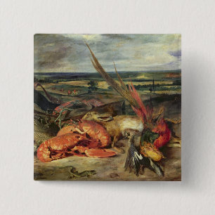 Stillleben mit Hummern, 1826-27 Button