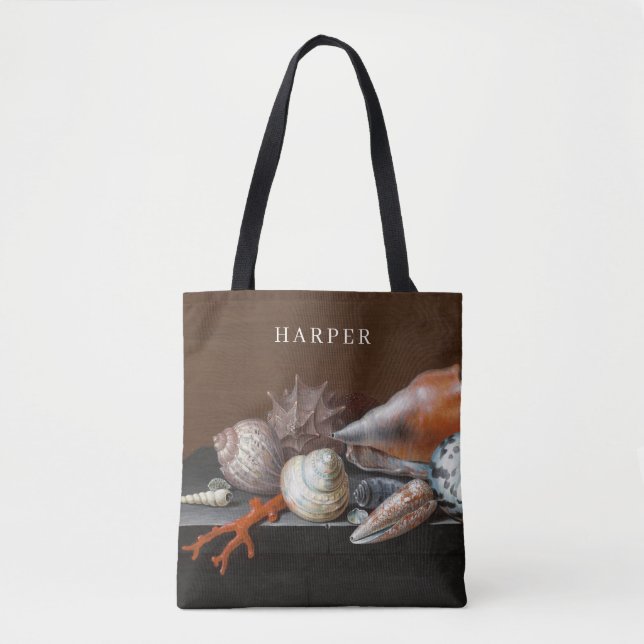 Stillleben mit Muscheln | Johann Jakob Dietzsch Tasche (Vorderseite)