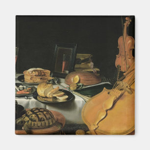 Stillleben mit Musikinstrumenten, 1623 Magnet