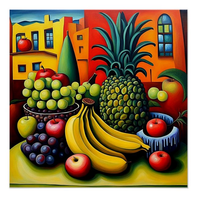 Stillleben mit Obst 10 Poster (Vorderseite)