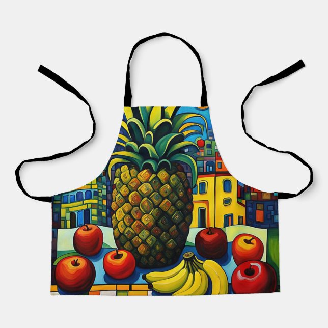 Stillleben mit Obst 1 Schürze (Vorderseite)