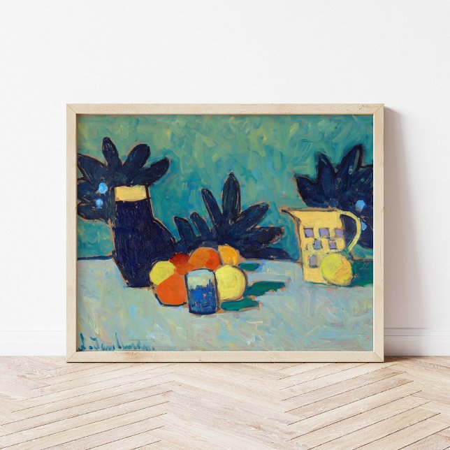 Stillleben mit Obst | von Jawlensky Poster (Von Creator hochgeladen)
