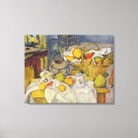Stillleben mit Obstkorb von Paul Cezanne