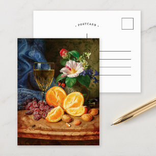 Stillleben mit Orangen   Josef Lauer Postkarte