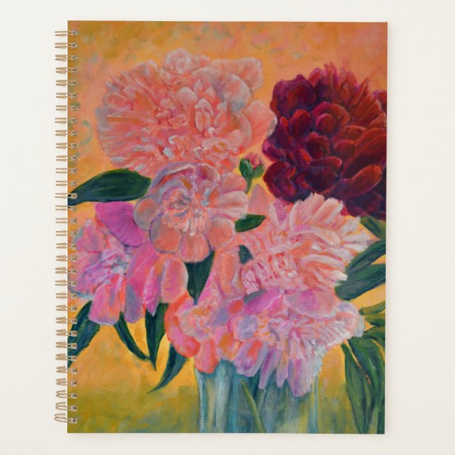 Stillleben mit Peonies-Malerei Planer (Vorderseite)