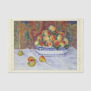 Stillleben mit Pfirsichen, Renoir Seidenpapier