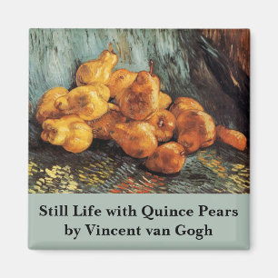 Stillleben mit Quittenäpfeln von Vincent van Gogh Magnet