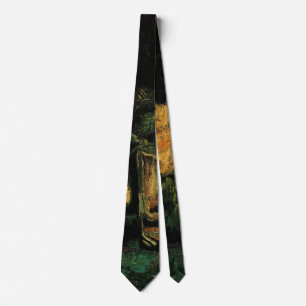 Stillleben mit Rosen und Glas by Vincent van Gogh Krawatte