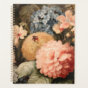 Stillleben mit roten und weißen Blüten Planer