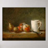 Stillleben mit Tasse - Jean-Siméon Chardin Kunst