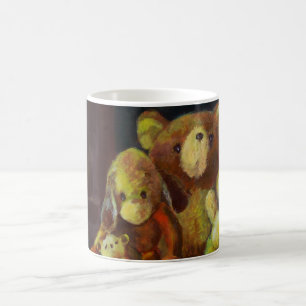 Stillleben mit Teddy Bears Kaffeetasse
