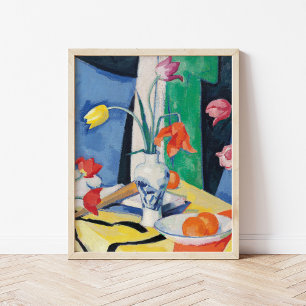 Stillleben mit Tulips   Samuel John Peploe Poster