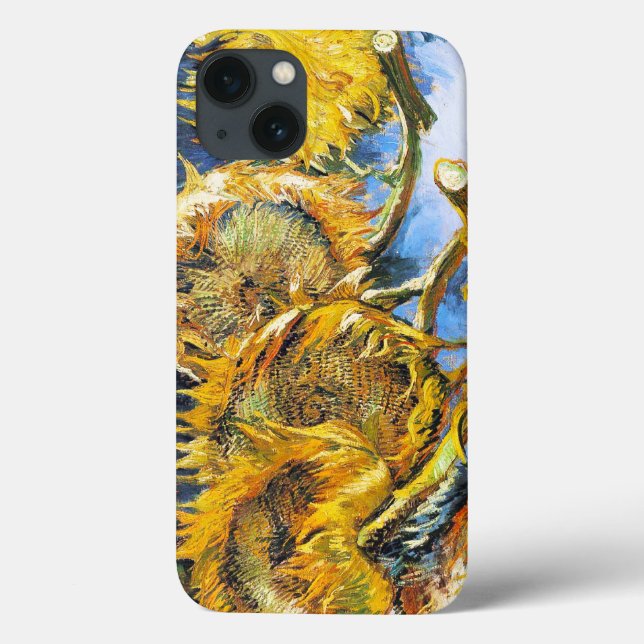 Stillleben mit vier Sonnenblumen Van Gogh Vincent Case-Mate iPhone Hülle (Rückseite)