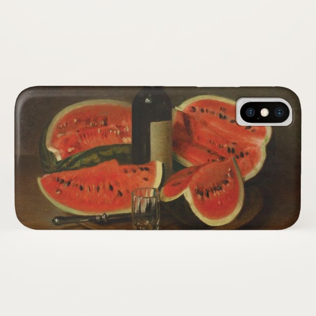 Stillleben mit Wassermelonen (von Constantin Stahi Case-Mate iPhone Hülle (Rückseite (Horizontal))