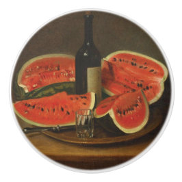 Stillleben mit Wassermelonen (von Constantin Stahi Keramikknauf