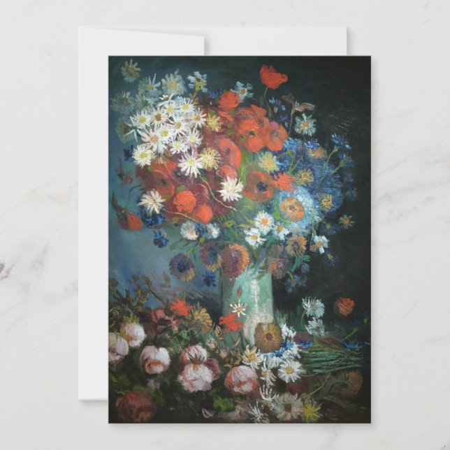 Stillleben mit Wiese-Blume | Vincent van Gogh (Vorderseite)