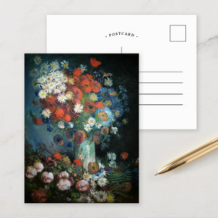 Stillleben mit Wiese-Blume   Vincent Van Gogh Postkarte