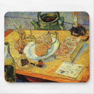Stillleben mit Zeichenbrett von Vincent van Gogh Mousepad