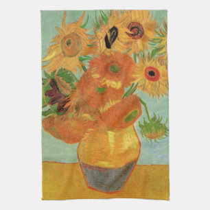 Stillleben mit zwölf Sonnenblumen von Vincent van Handtuch