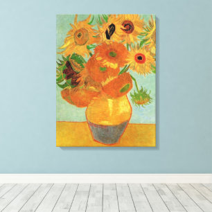 Stillleben mit zwölf Sonnenblumen von Vincent van Leinwanddruck