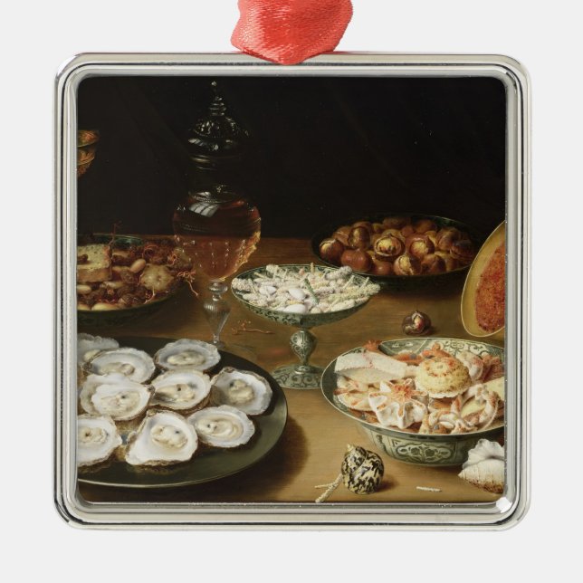 Stillleben Ornament Aus Metall (Vorne)