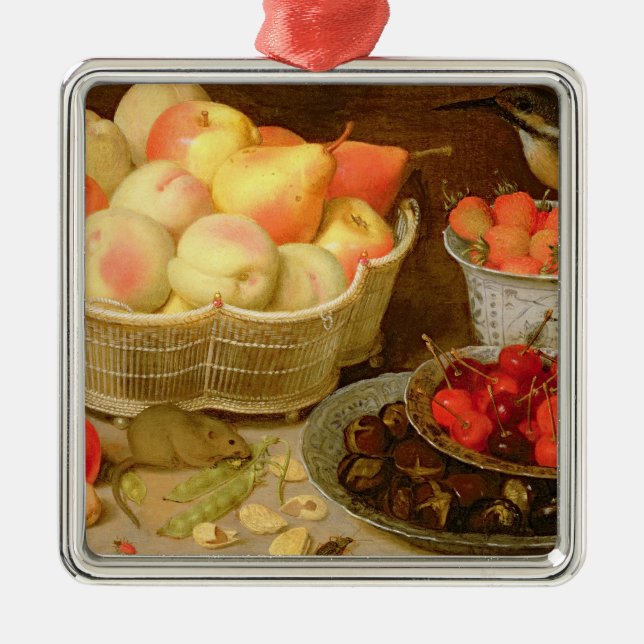 Stillleben Ornament Aus Metall (Vorne)