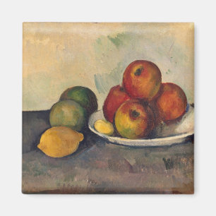 Stillleben Pauls Cezanne   mit Äpfeln, c.1890 Magnet